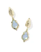 Adriana Scallop Frame Huggie Earrings