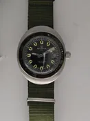 AQUADIVE 200 Stainless Steel Automatic Watch 20 Atmos 666 Feet Swiss Made RARE