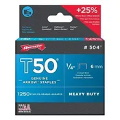 AFT50-3/8 Arrow T50 3/8" Staples 1250/Pk.