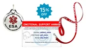 ESA Essentials Kit – ID Card, Dog Tag &amp; Leash