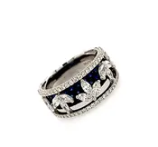 Sapphire Diamond Ring