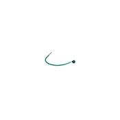 10" 12Ga. Solid Green Pigtail with Slotted Hex Ground Screw