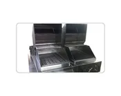 Combination Gas Grill and Charcoal Pit – Built In, all stainless steel