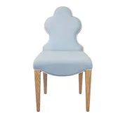 Adelaide Light Blue Dining Chair by Worlds Away