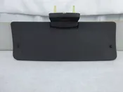 09 PONTIAC SOLSTICE DRIVERS SIDE LEFT SUN VISOR BLACK 19B 06-10