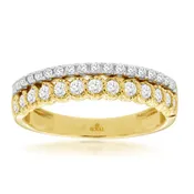 2-Row Diamond Band