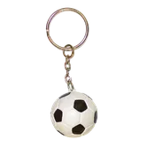 1.25″ Soccer Ball with Keychain – 1 pc. pkg.