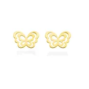 14K Butterfly Earrings - Keiki