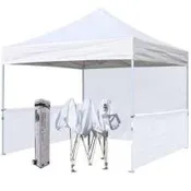 10' X 10' Pop Up Canopy with half walls    $115.00 Each. — Peninsula Party