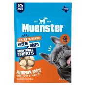 Freeze-Dried Beef & Turkey Pumpkin Spice Meatballs Dog Treats, 4 oz bag