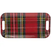 Melamine Tray Classic Check Christmas