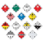 14 Page TDG Canadian Ident-O-Flip® Various Legend Flip Placard System