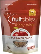 Fruitables Skinny Minis Apple Bacon Flavor Soft & Chewy Dog Treats, 5-oz (Size: 5-oz)