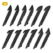 3.0” CARRY COMBO BLADE PACK | 12-PACK | BLACK