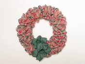 Christmas - Plaid Mesh Wreath