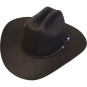100% Wool Felt Cattleman - Chocolate