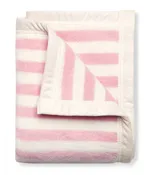 Pink Striped Baby Blanket