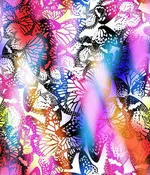 Animal Large Butterflies Fluttering Multi P