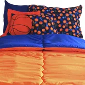 Basketball Bunk Bed Hugger Comforter with Two Tailored Corners