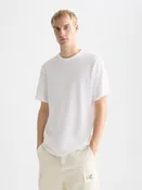 3 Crosses Cotton-Linen Regular-Fit T-Shirt