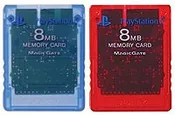 8 MB MEMORY CARD 2-PACK - Retro PLAYSTATION 2