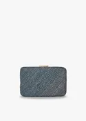 Carmen Woven Straw Clutch Bag