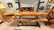 Live Edge Mesquite Fireplace Mantel – Solid Wood Slab