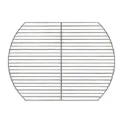 13x17-Inch Oval Stainless Cooking Grid for Large Adjustable Rig, CGS