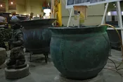 Rivited Copper Fountain — The Garden Vault