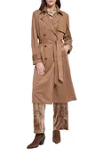Agatha Vegan Suede Trench