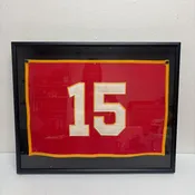 #15 Mahomes Framed Banner