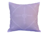 Hand Embroidered Sequins Decorative Lavender  throw Pillow