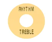 Allparts AP-0663 Rhythm and Treble Switch Ring in Cream