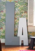 Tall Wooden Letters For Wall