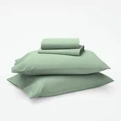 Classic Percale Sheet Set - Sage