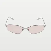 Balenciaga Invisible 2.0 Oval Sunglasses in Light Silver