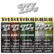 City Life&amp;trade;  5 for $1.49 by Good Times 5pk- 15 / Display