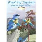 Bluebird of Happiness Inspirational Pierced Earrings