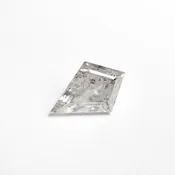 1.02 CARAT CANADIAN SALT AND PEPPER STEP CUT KITE DIAMOND
