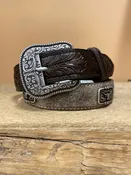 ARIAT – Ariat Western Belt Boys Leather Bull Belt