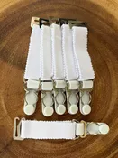 4 inch Elastic and Metal Garter Straps Suspenders