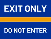 Exit Only – AP – 8.5×11