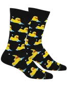 Men's Bamboo Bubble Up, Rubber Duck Socks