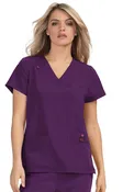 Betsey Johnson Freesia Women's B101 3-Pocket Scrub Top