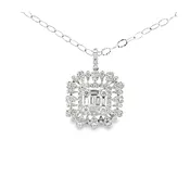 Fancy Diamond Burst Pendant