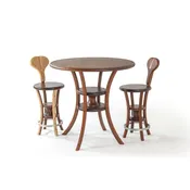 Bicycle Pub Table — The Wood Cycle of Wisconsin