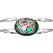 Brilliant Abalone Cuff Bracelet
