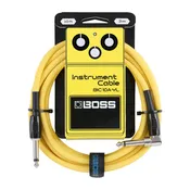 Boss BIC-10A 10ft Straight-Angled Instrument Cable Yellow