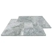 3cm Silver Tumbled Versailles Pattern Pavers