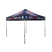 10’x10′ Aluminum Canopy Tent Dye-Sub Graphic Package